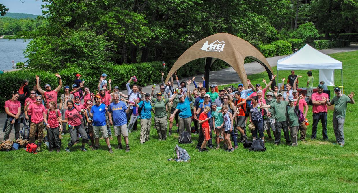 National Trails Day celebration with REI at Bear Mountain State Park. Photo by Heather Darley.